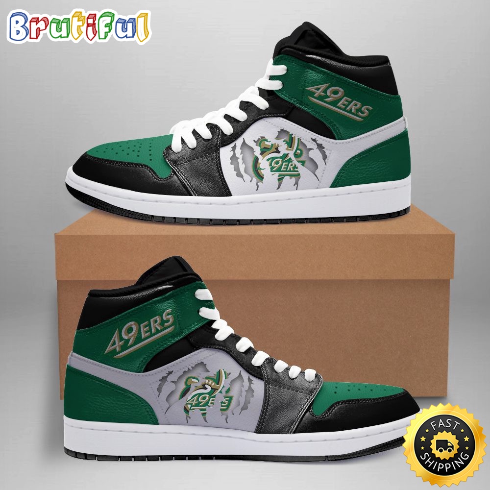Sportswearmerch Charlotte 49ers NCAA AJ1 High Sneakers Shoes For Men And Women
