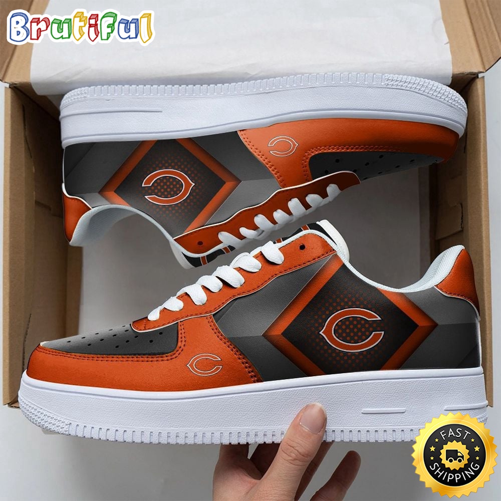 Sportswearmerch Chicago Bears NFL Air Low-Top Sneakers Shoes For Men And Women