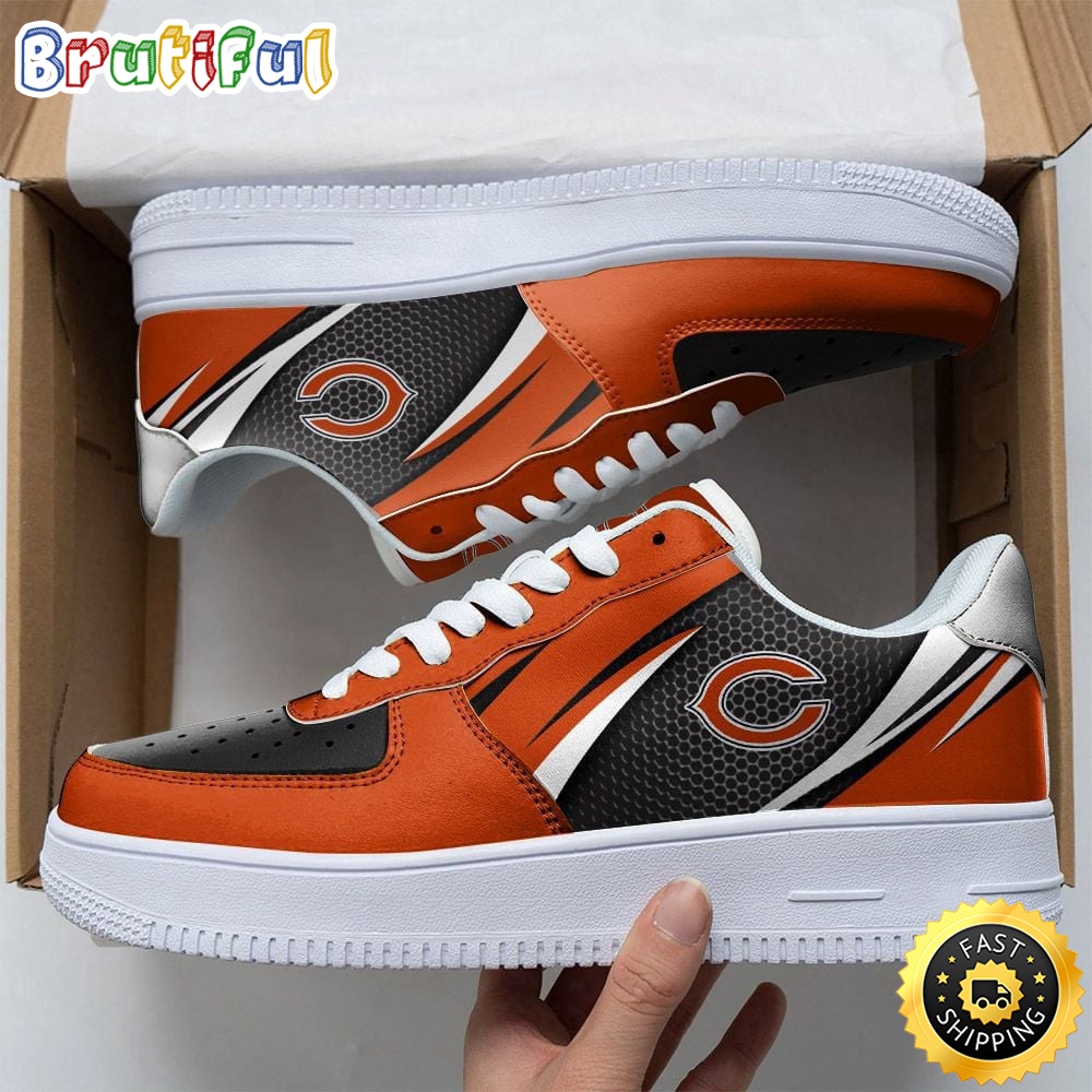 Sportswearmerch Chicago Bears NFL Air Low-Top Sneakers Shoes For Men And Women