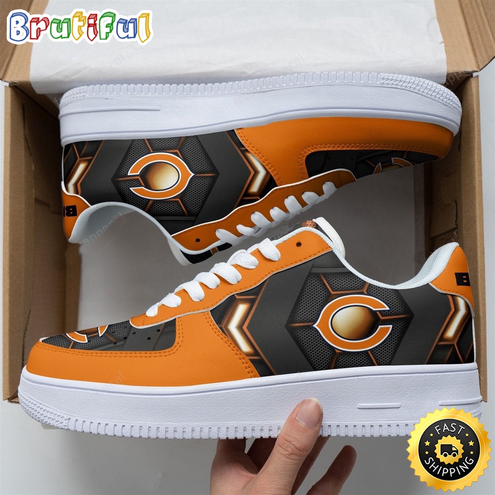 Sportswearmerch Chicago Bears NFL Air Low-Top Sneakers Shoes For Men And Women