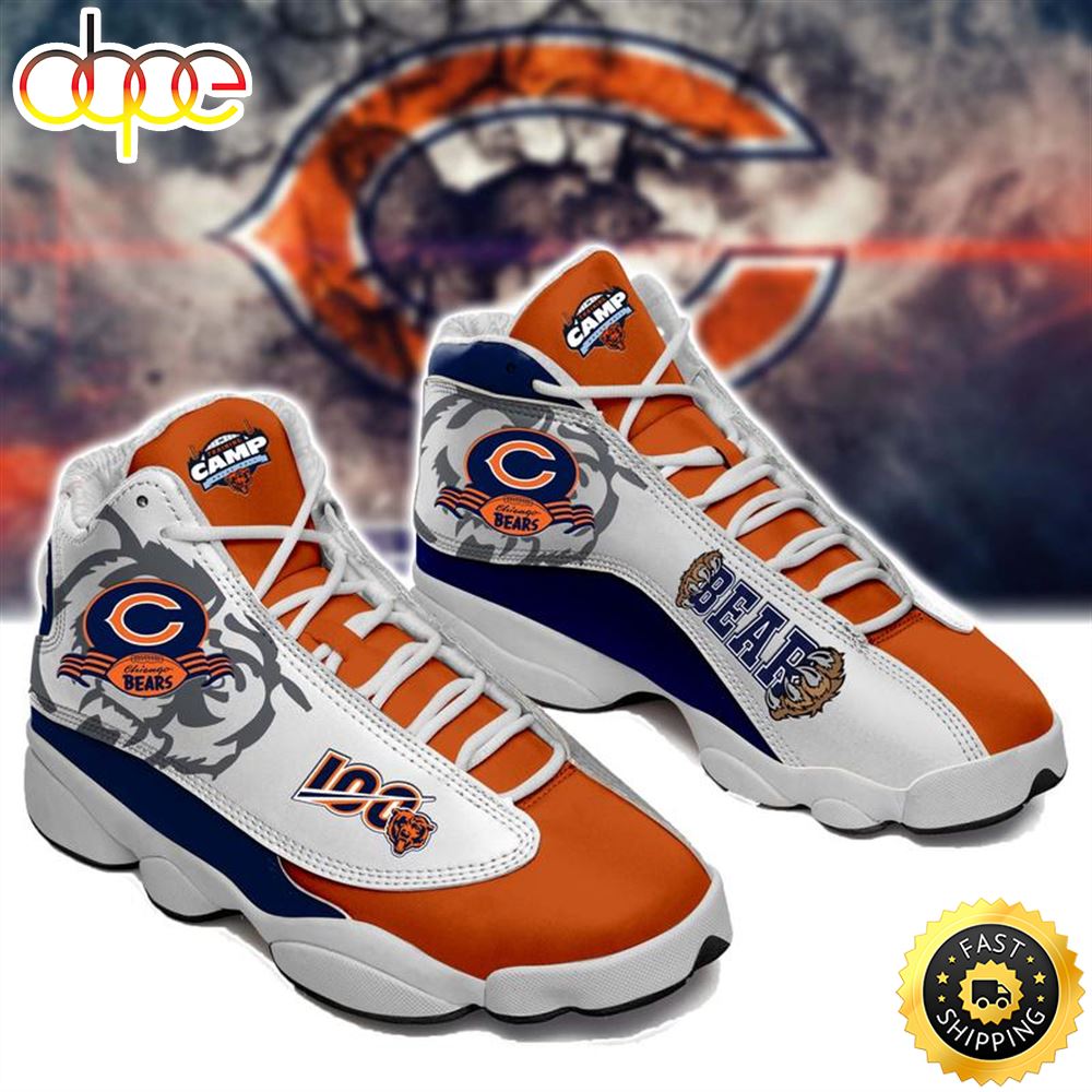 Sportswearmerch Chicago Bears NFL AJ13 Sneakers Shoes For Men And Women