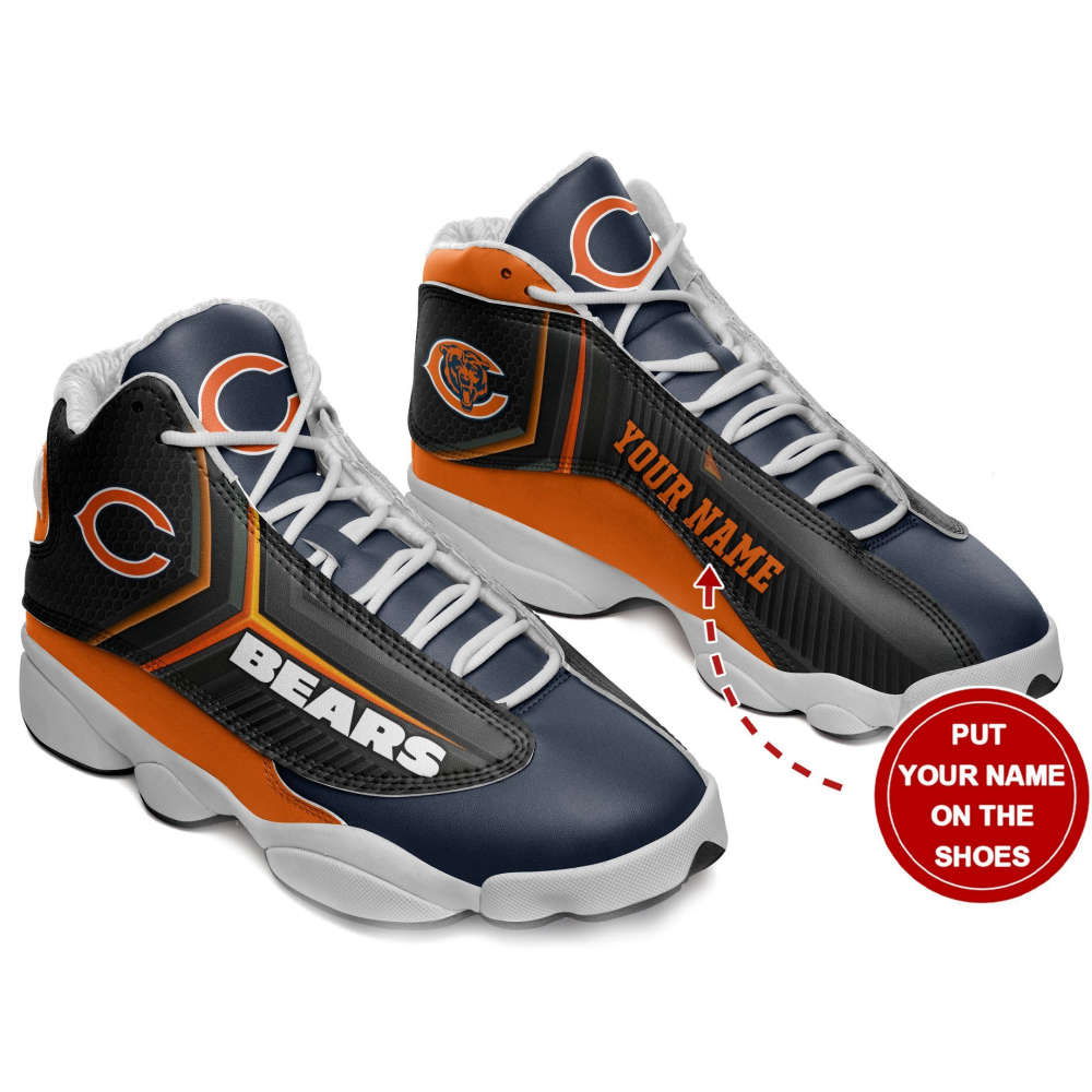 Sportswearmerch Chicago Bears NFL AJ13 Sneakers Shoes For Men And Women