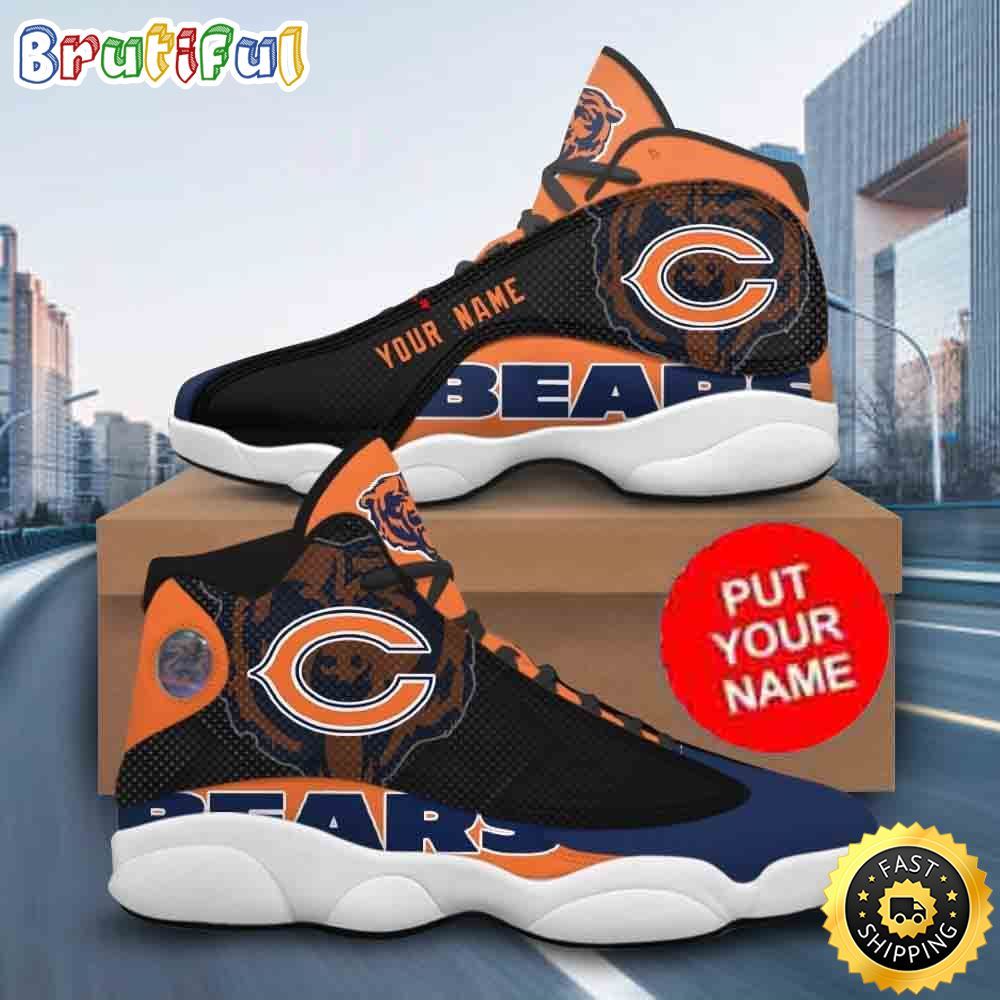Sportswearmerch Chicago Bears NFL AJ13 Sneakers Shoes For Men And Women