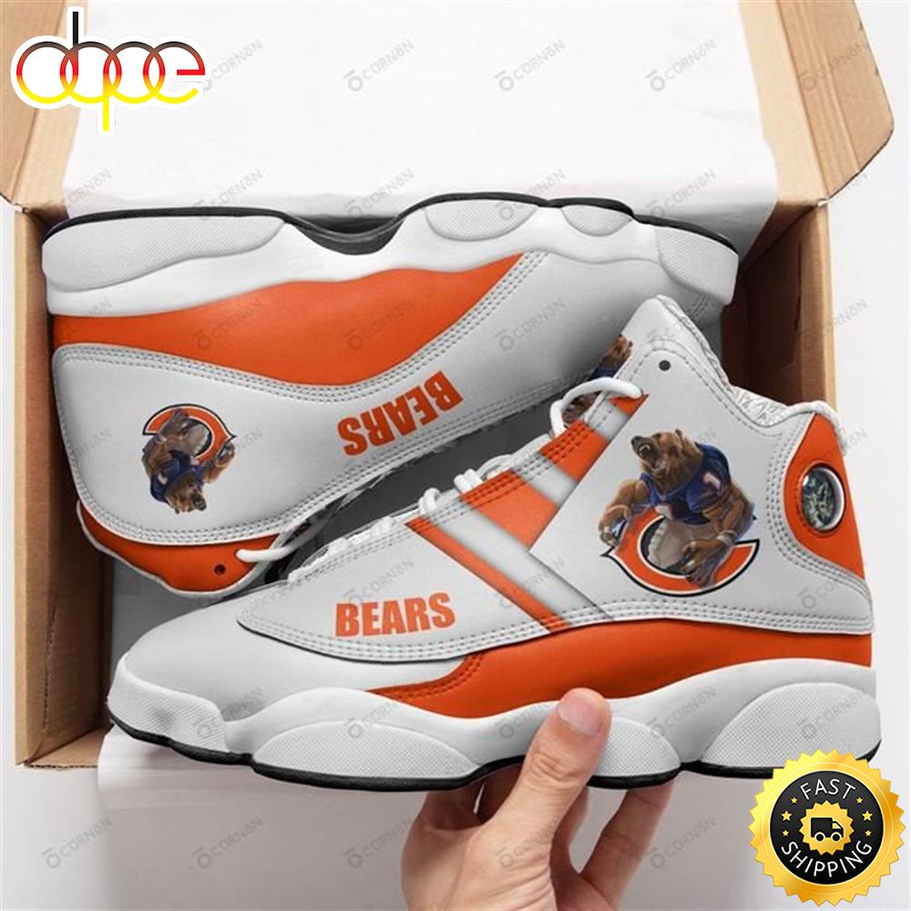 Sportswearmerch Chicago Bears NFL AJ13 Sneakers Shoes For Men And Women