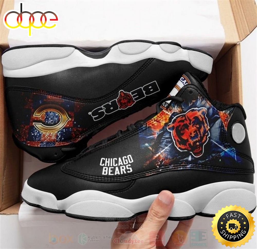 Sportswearmerch Chicago Bears NFL AJ13 Sneakers Shoes For Men And Women