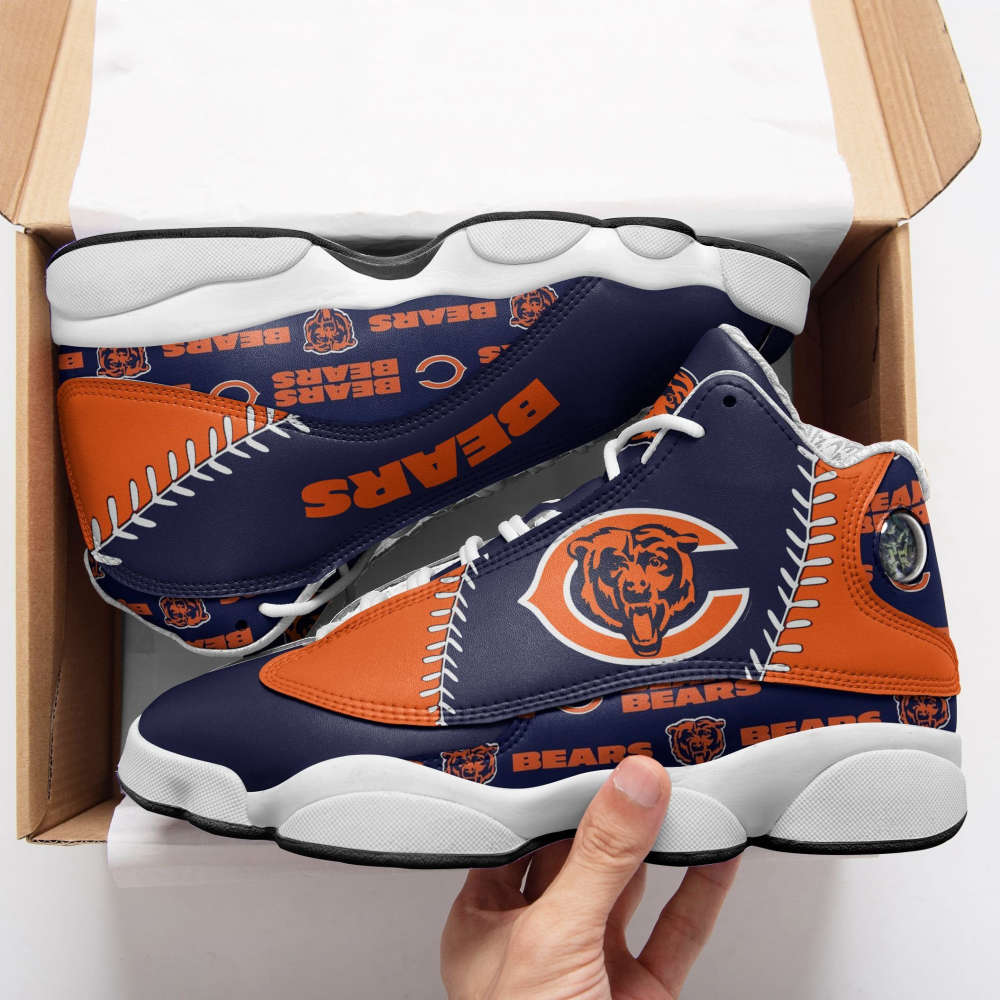 Sportswearmerch Chicago Bears NFL AJ13 Sneakers Shoes For Men And Women