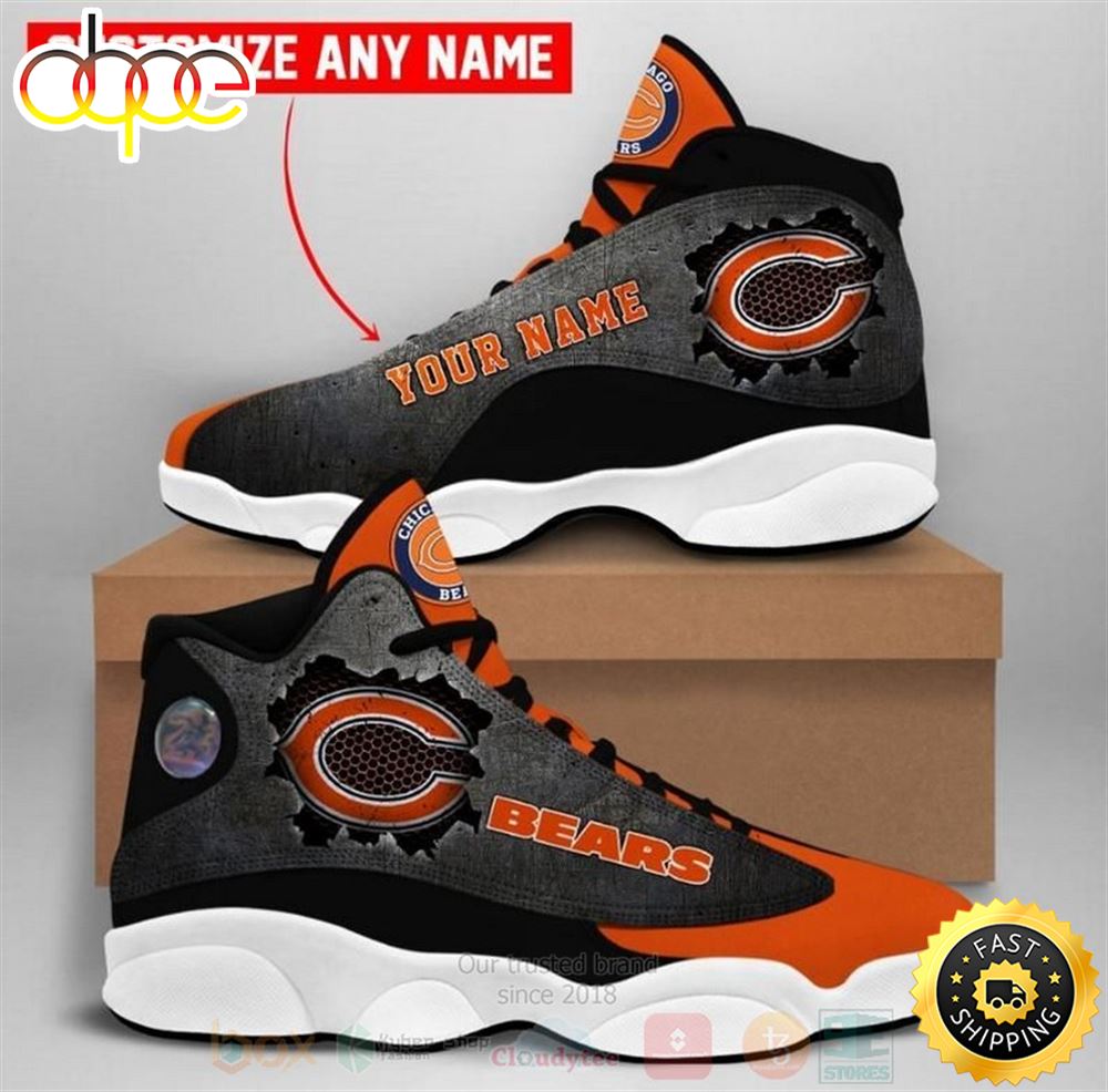 Sportswearmerch Chicago Bears NFL AJ13 Sneakers Shoes For Men And Women