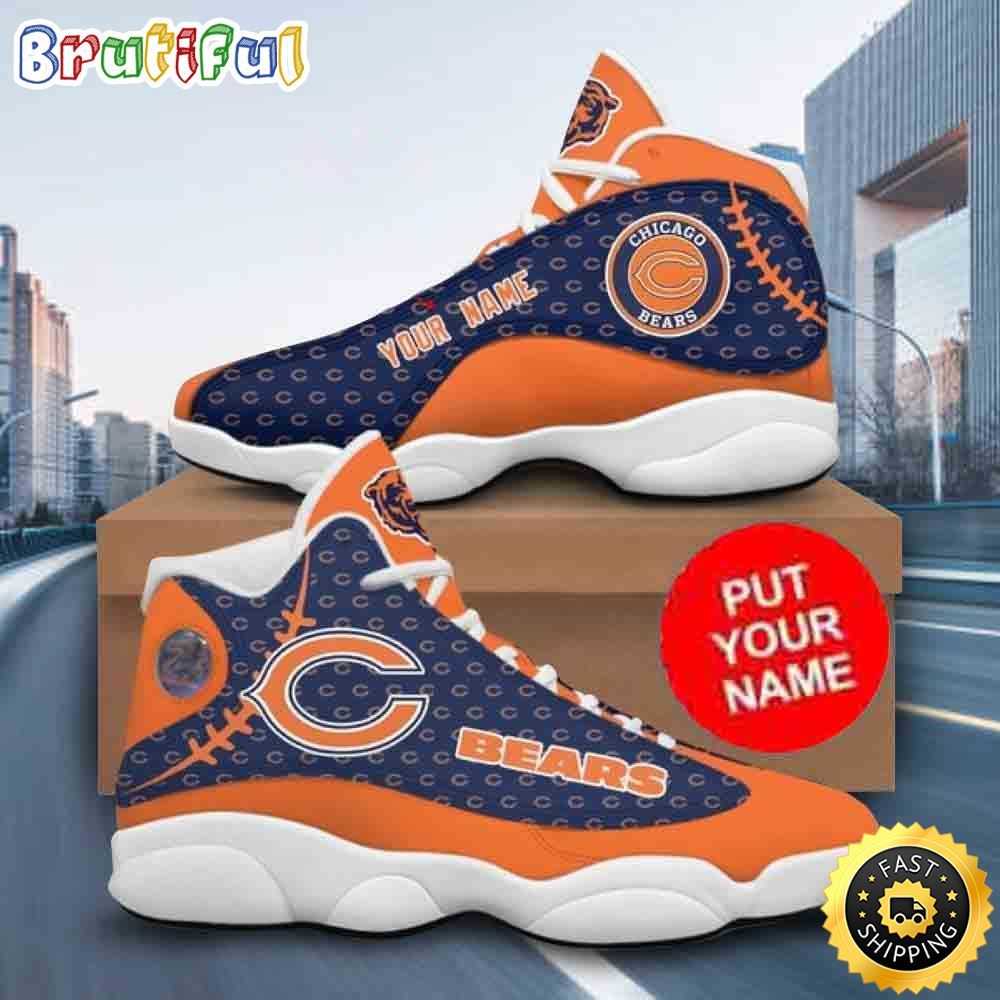 Sportswearmerch Chicago Bears NFL AJ13 Sneakers Shoes For Men And Women