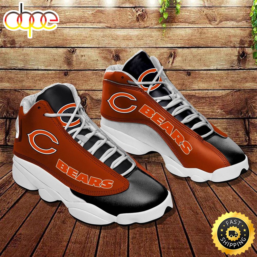 Sportswearmerch Chicago Bears NFL AJ13 Sneakers Shoes For Men And Women