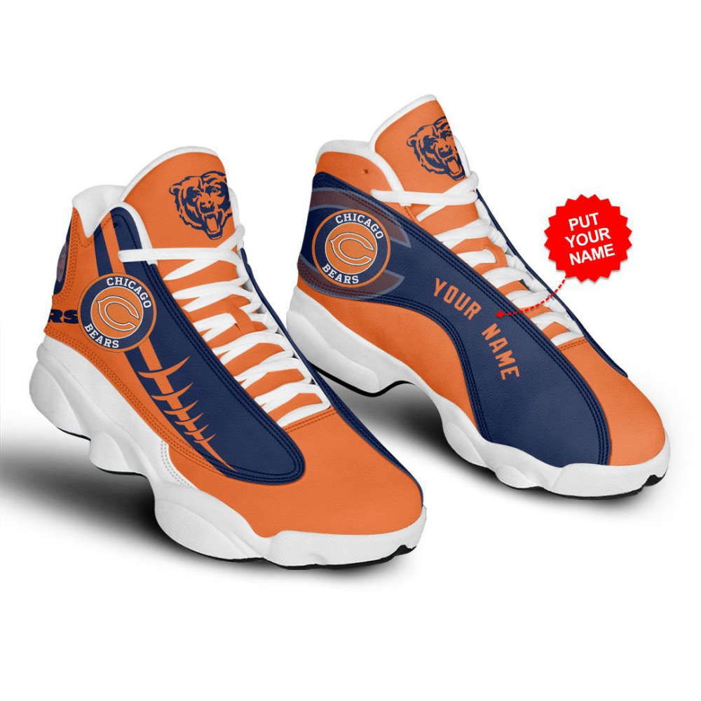 Sportswearmerch Chicago Bears NFL AJ13 Sneakers Shoes For Men And Women