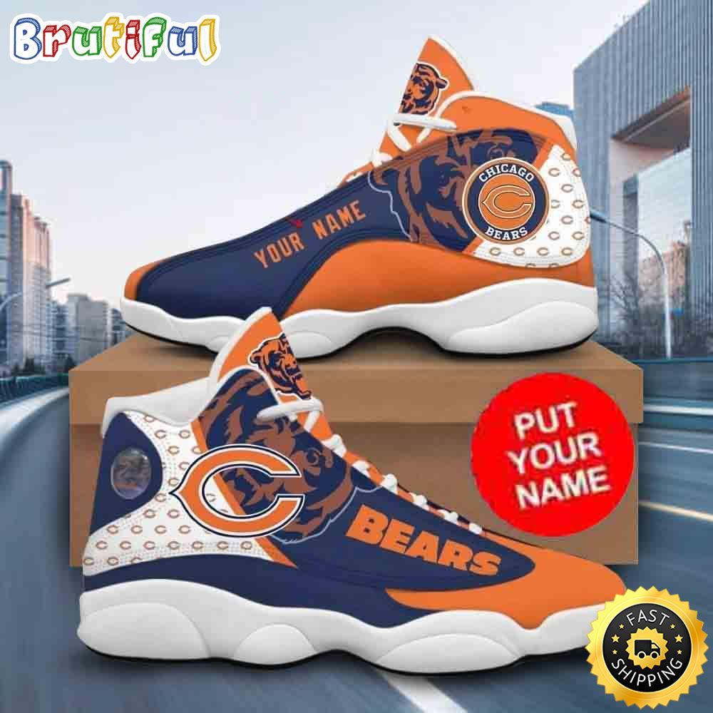 Sportswearmerch Chicago Bears NFL AJ13 Sneakers Shoes For Men And Women