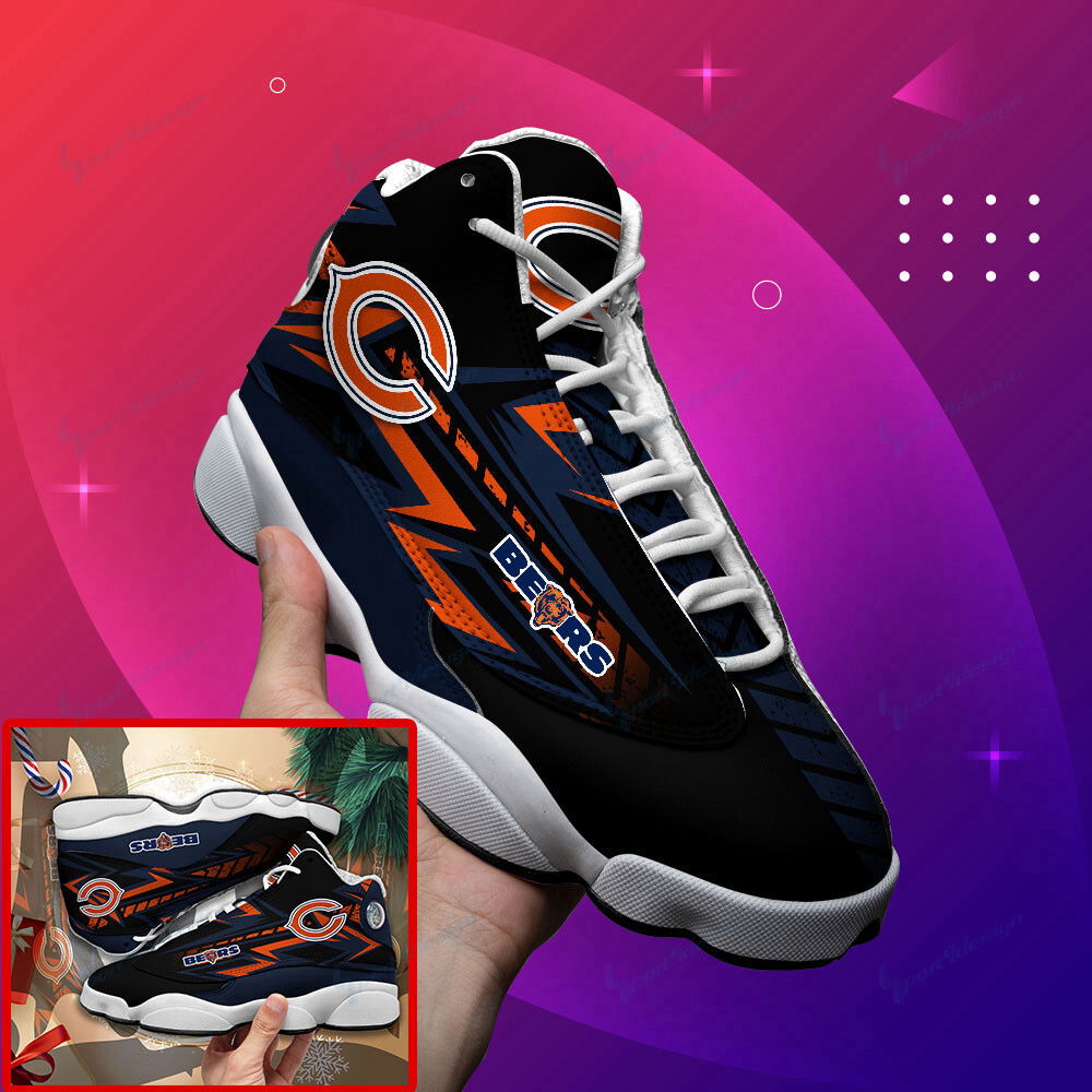 Sportswearmerch Chicago Bears NFL AJ13 Sneakers Shoes For Men And Women