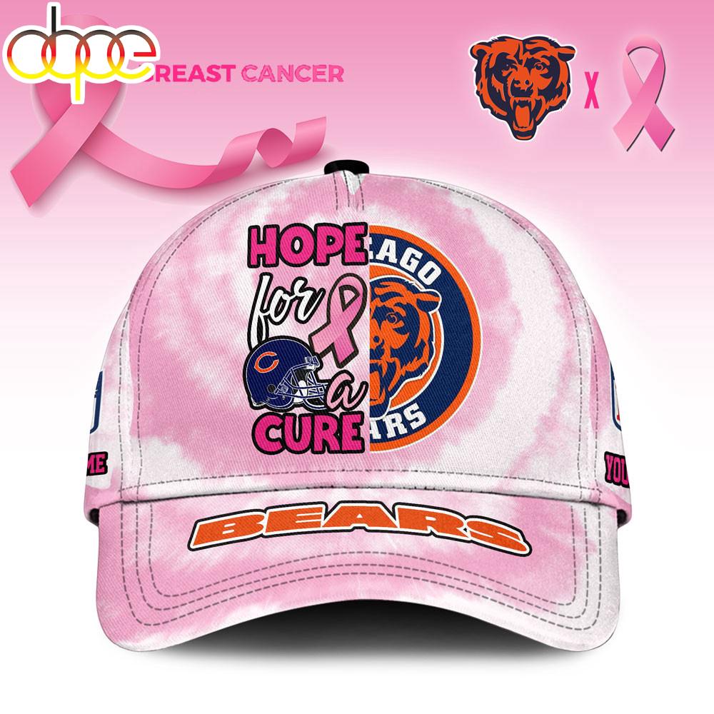 Sportswearmerch Chicago Bears NFL Breast Cancer Awareness Classic Cap For Fan