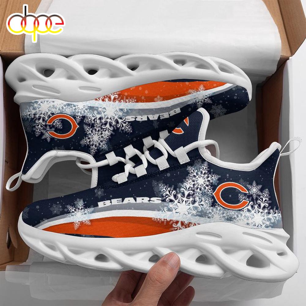 Sportswearmerch Chicago Bears NFL Christmas Snow Max Soul Shoes Sneakers For Men And Women