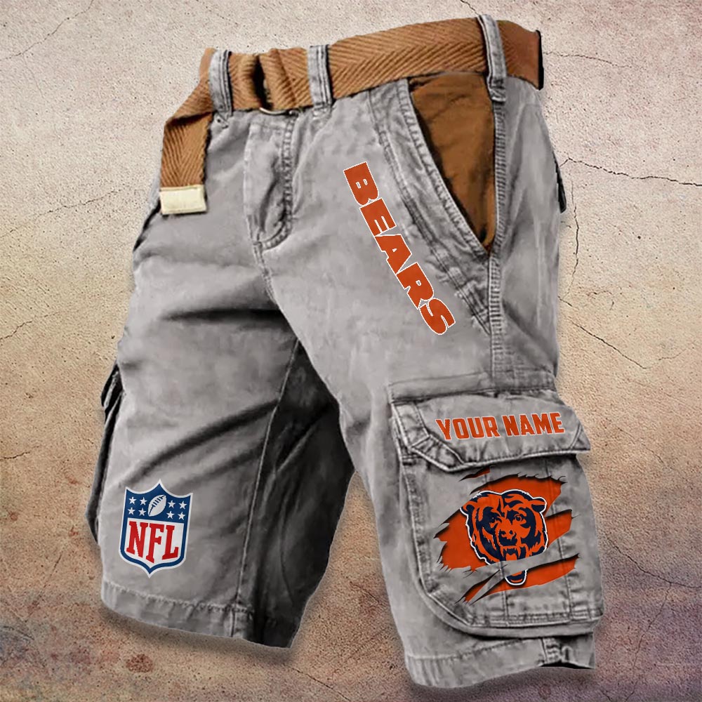 Sportswearmerch Chicago Bears NFL Denim Short For Fan