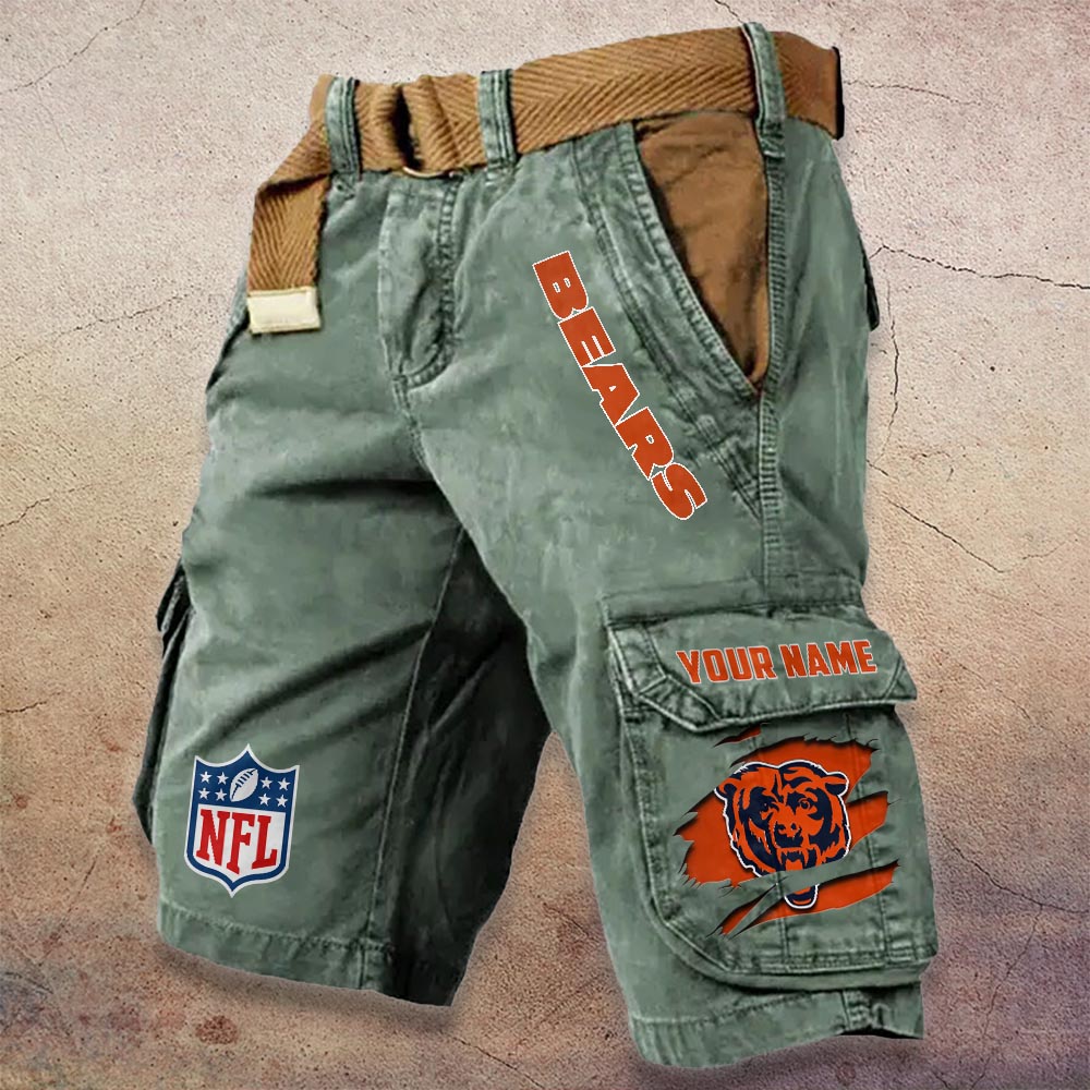 Sportswearmerch Chicago Bears NFL Denim Short For Fan