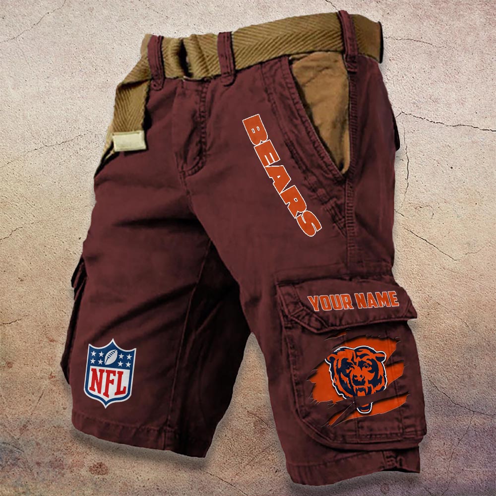 Sportswearmerch Chicago Bears NFL Denim Short For Fan