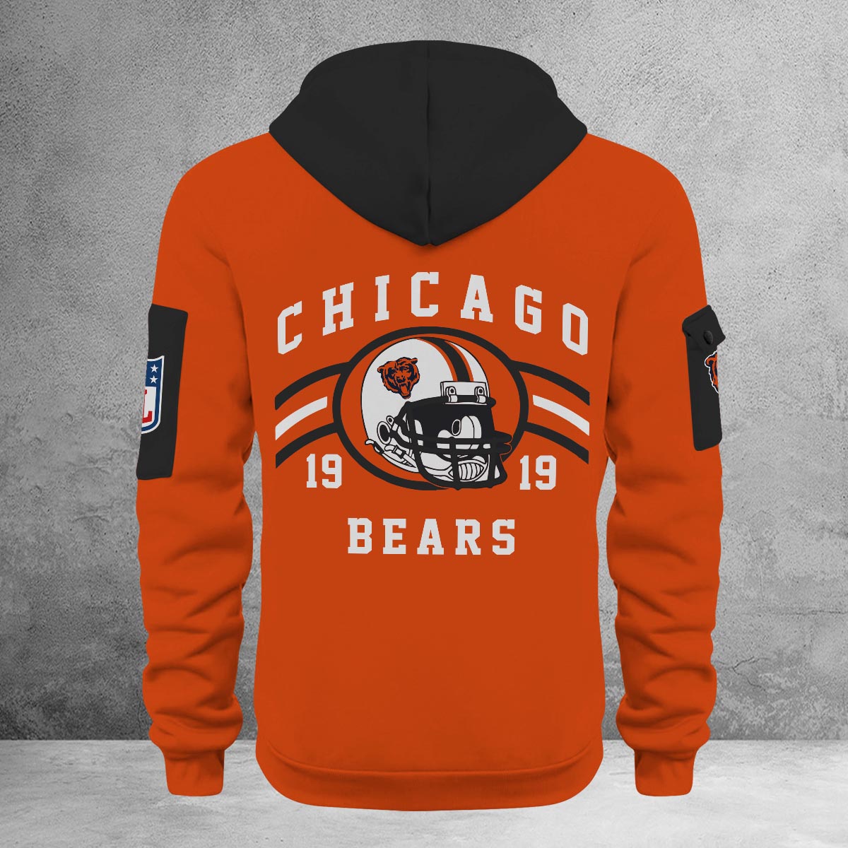 Sportswearmerch Chicago Bears NFL Half Zip Hoodie For Fan