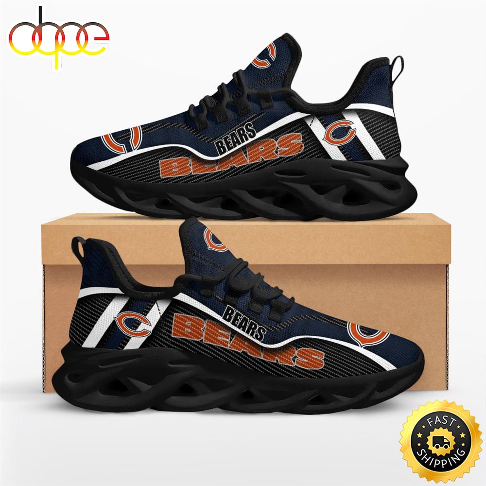 Sportswearmerch Chicago Bears NFL Jumpstart Max Soul Shoes Sneakers For Men And Women