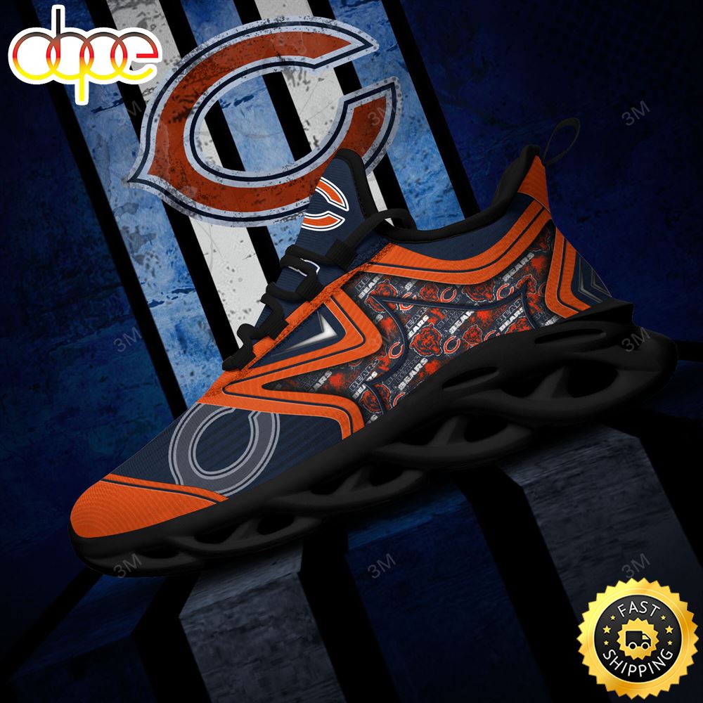 Sportswearmerch Chicago Bears NFL Max Soul Shoes Sneakers For Men And Women