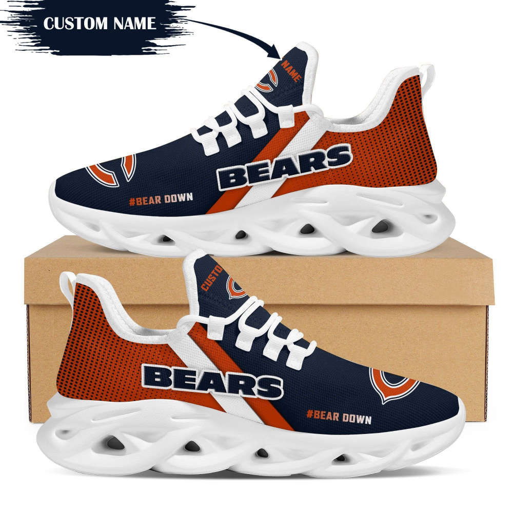 Sportswearmerch Chicago Bears NFL Max Soul Shoes Sneakers For Men And Women