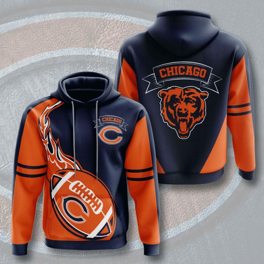 Sportswearmerch Chicago Bears NFL Personalized Hoodie For Fan