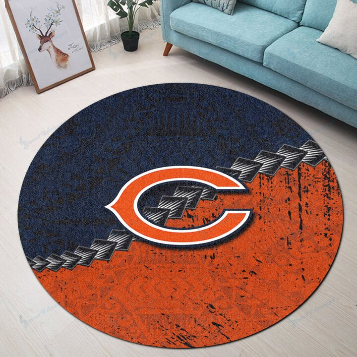 Sportswearmerch Chicago Bears NFL Round Rug For Fan