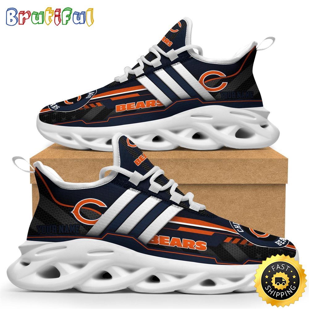 Sportswearmerch Chicago Bears NFL Sneaker Max Soul Shoes For Fan
