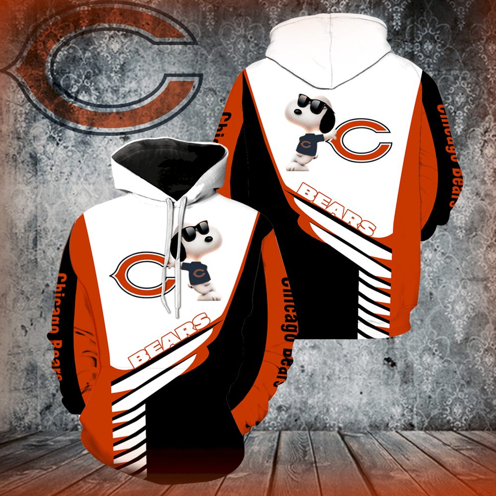 Sportswearmerch Chicago Bears NFL Snoopy Personalized Hoodie For Fan