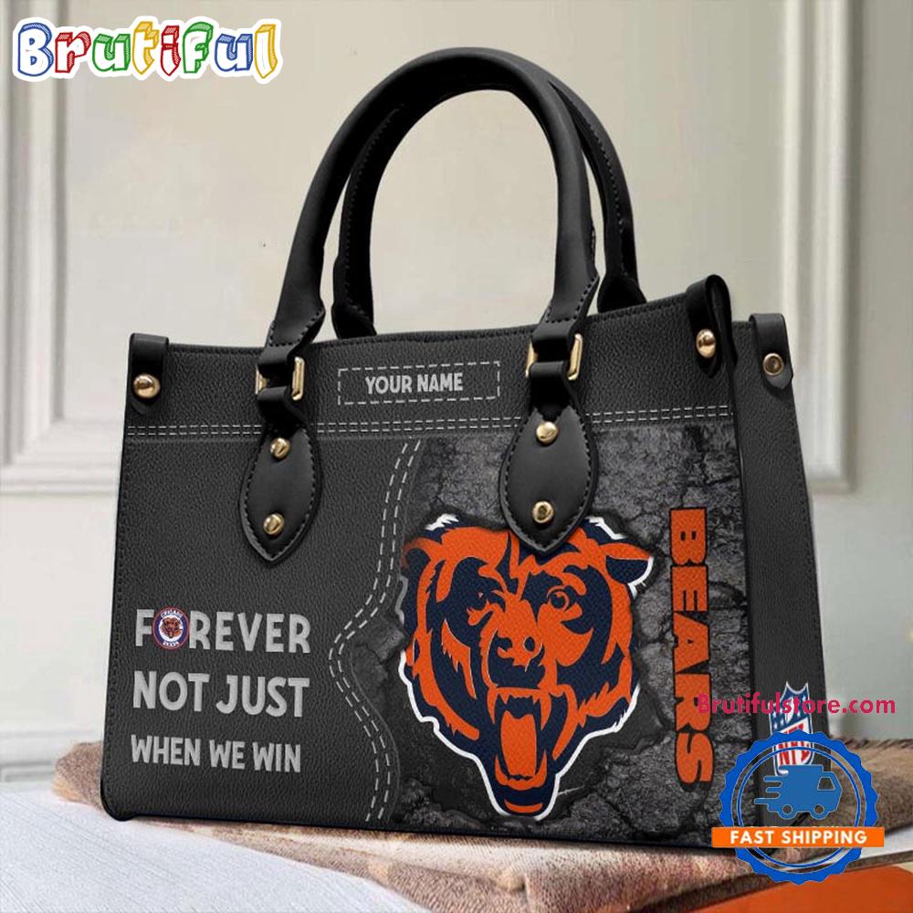 Sportswearmerch Chicago Bears NFL Women's Leather Bag For Fan