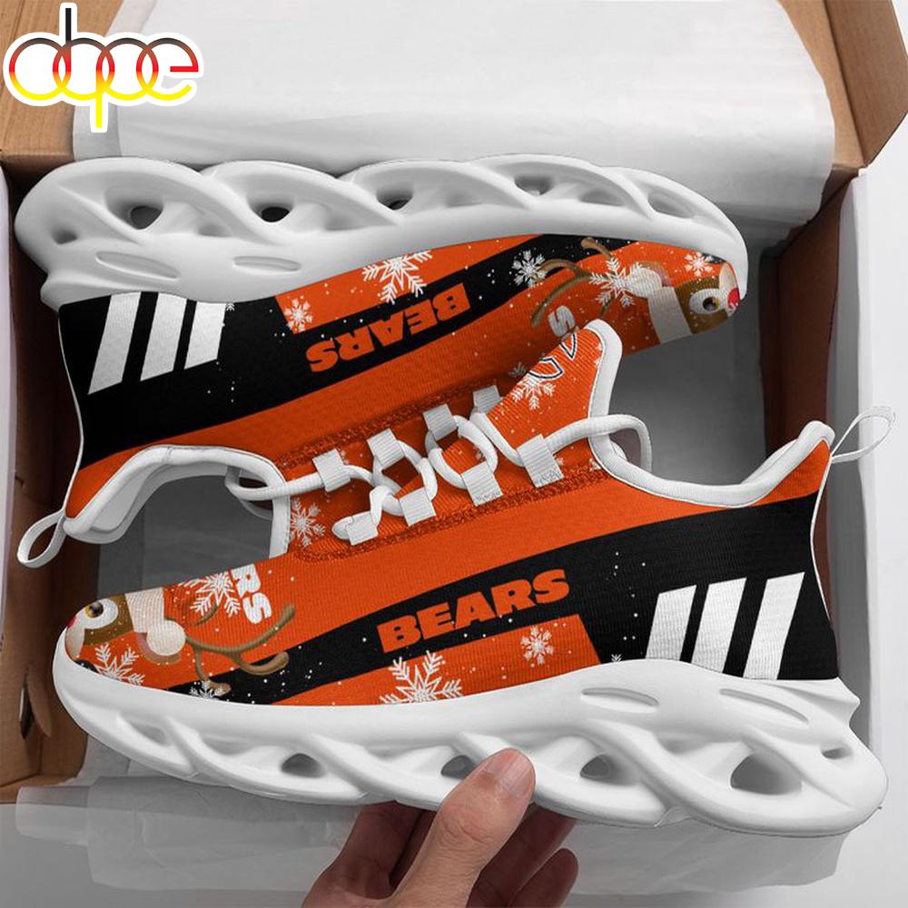 Sportswearmerch Chicago Bears NFL X-max Reindeer Christmas Max Soul Shoes Sneakers For Men And Women