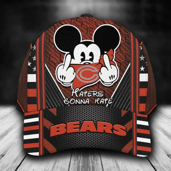 Sportswearmerch Chicago Bears NFL x Mickey Graphic Classic Cap For Fan