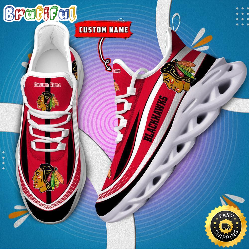 Sportswearmerch Chicago Blackhawks NHL Clunky Max Soul Shoes For Fan