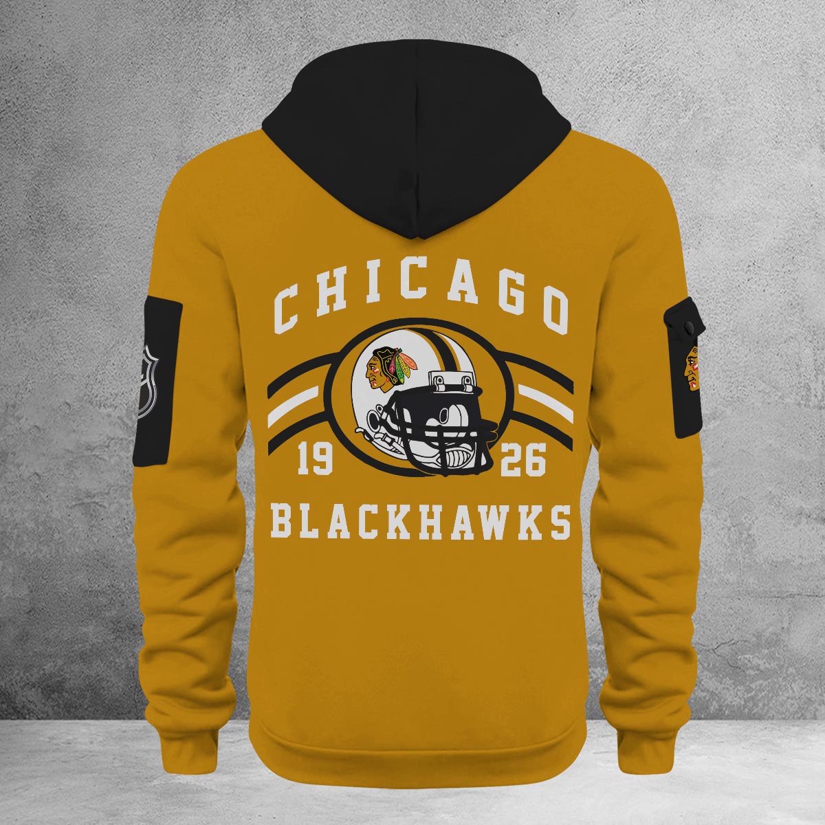 Sportswearmerch Chicago Blackhawks NHL Half Zip Hoodie Personalized For Fan