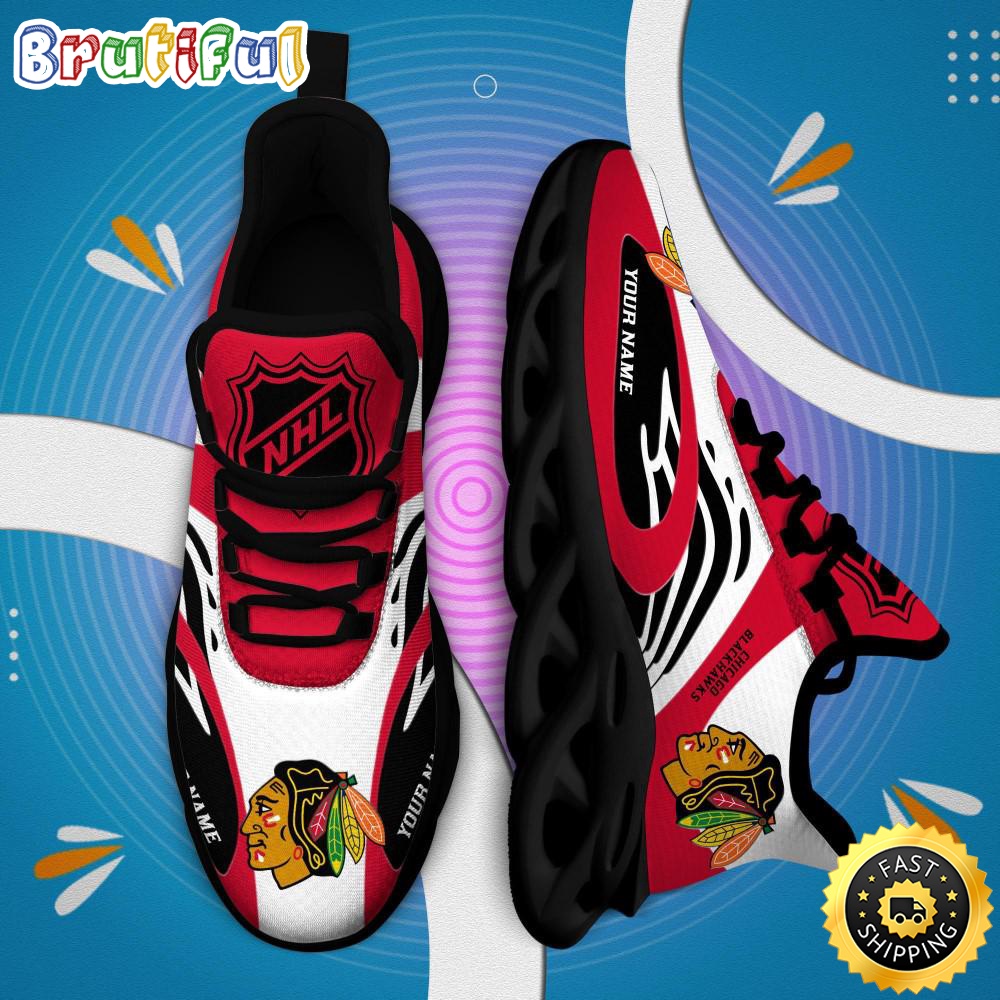 Sportswearmerch Chicago Blackhawks NHL Max Soul Shoes For Fan