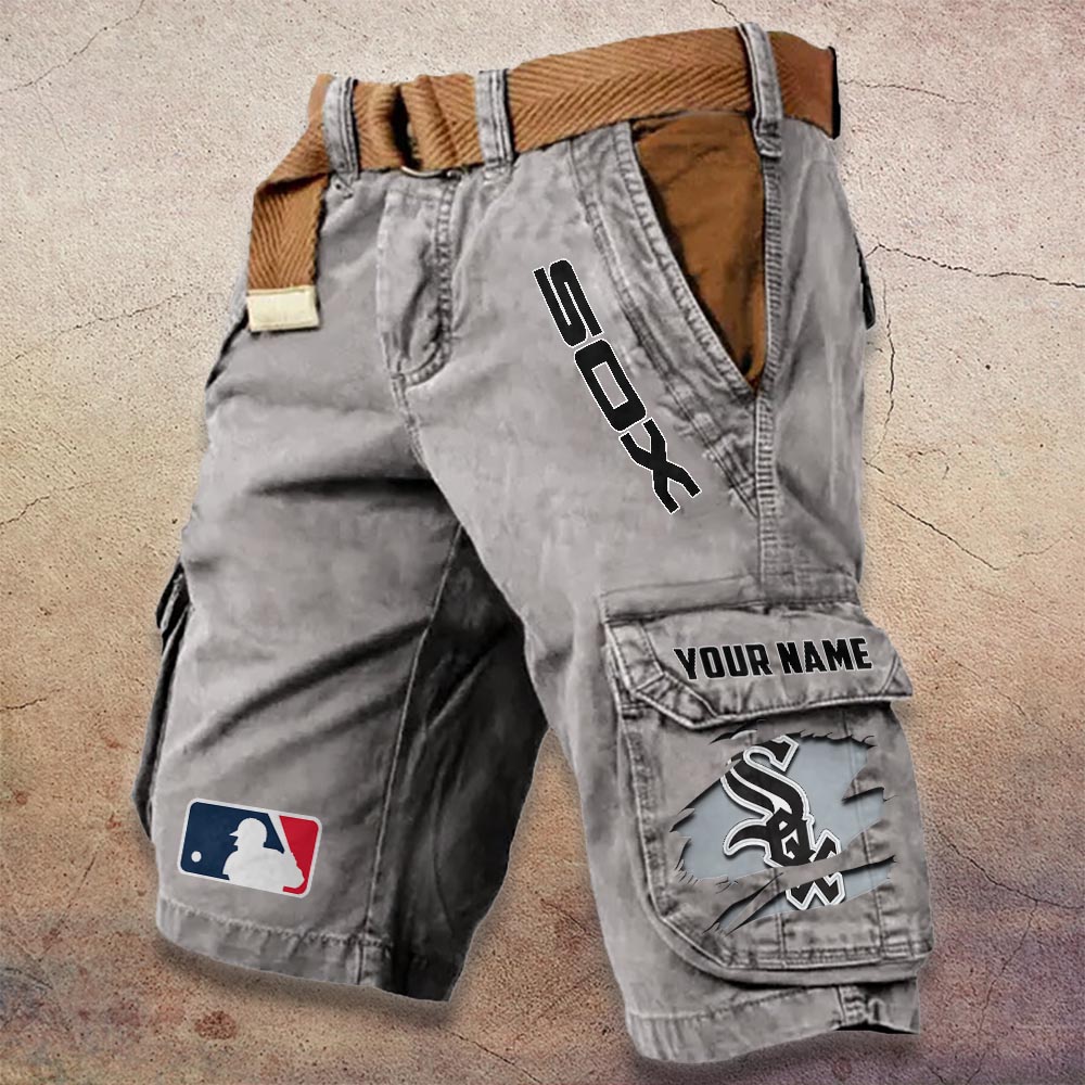 Sportswearmerch Chicago White Sox MLB Denim Short For Fan