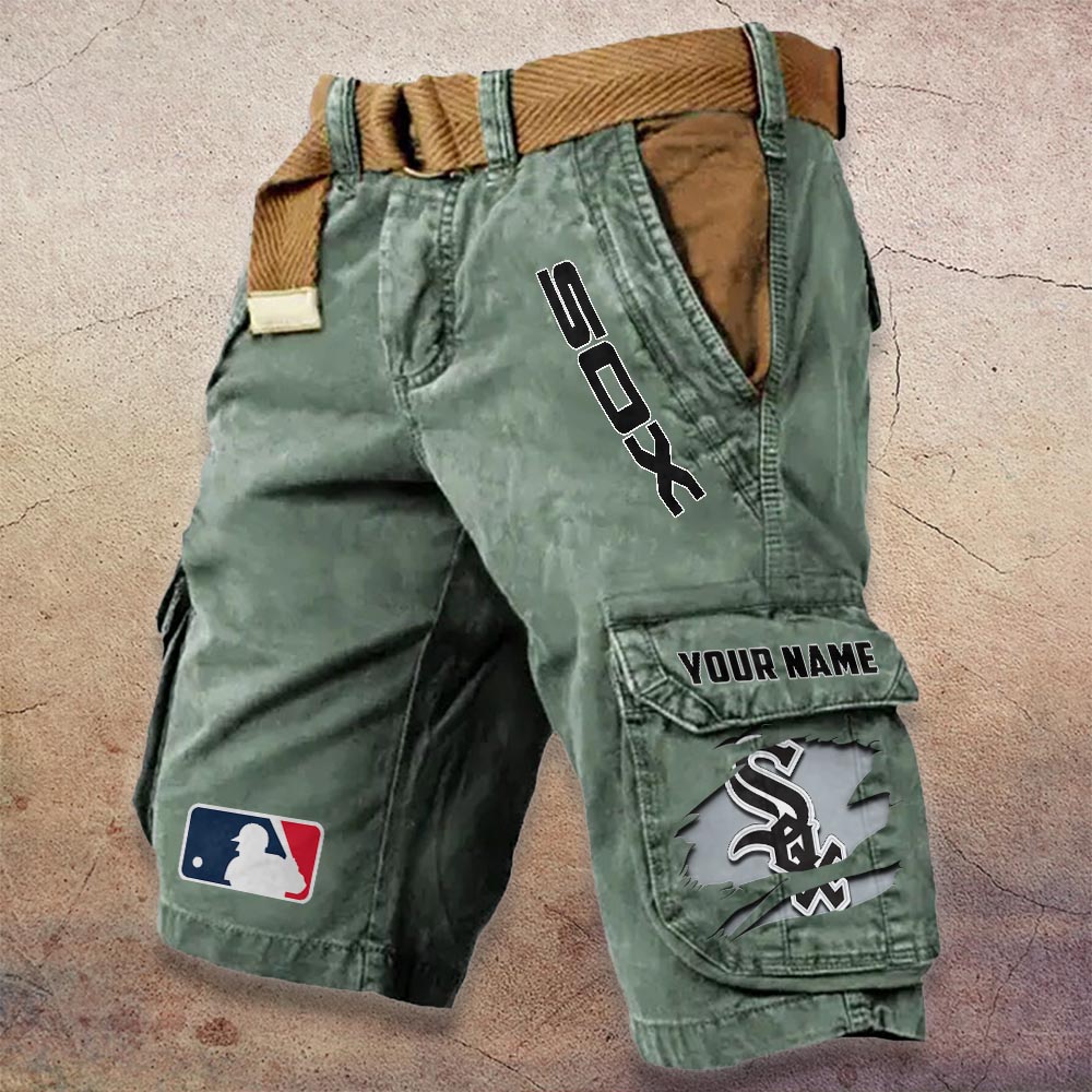 Sportswearmerch Chicago White Sox MLB Denim Short For Fan