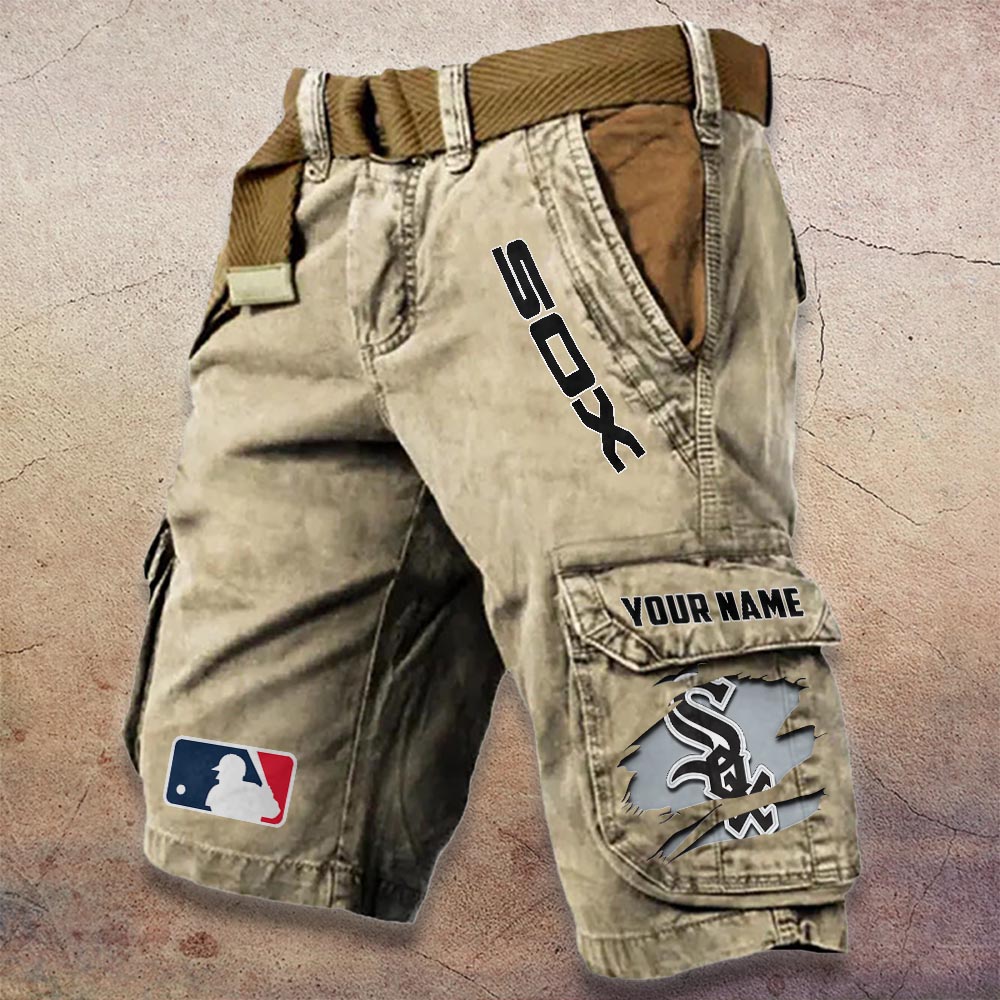Sportswearmerch Chicago White Sox MLB Denim Short For Fan