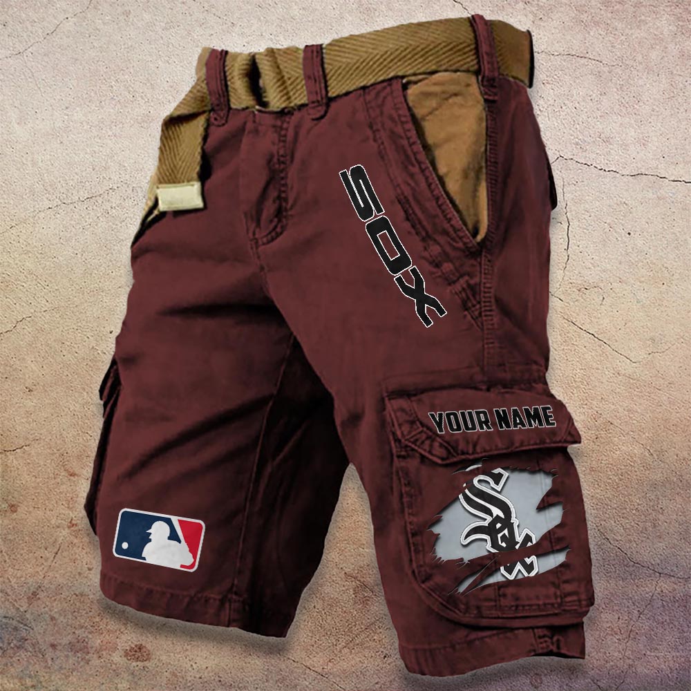 Sportswearmerch Chicago White Sox MLB Denim Short For Fan