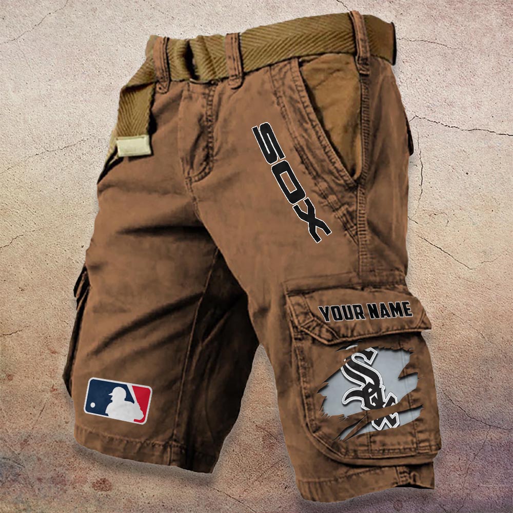Sportswearmerch Chicago White Sox MLB Denim Short For Fan