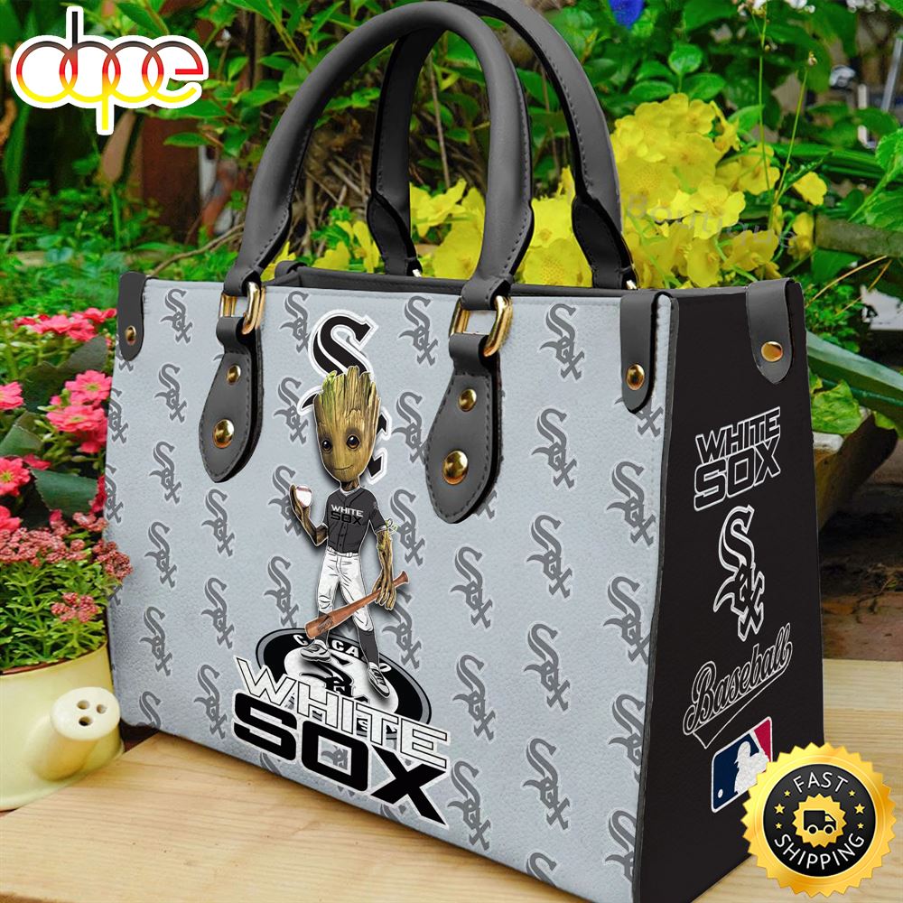 Sportswearmerch Chicago White Sox MLB Groot Women Leather Hand Bag For Fan