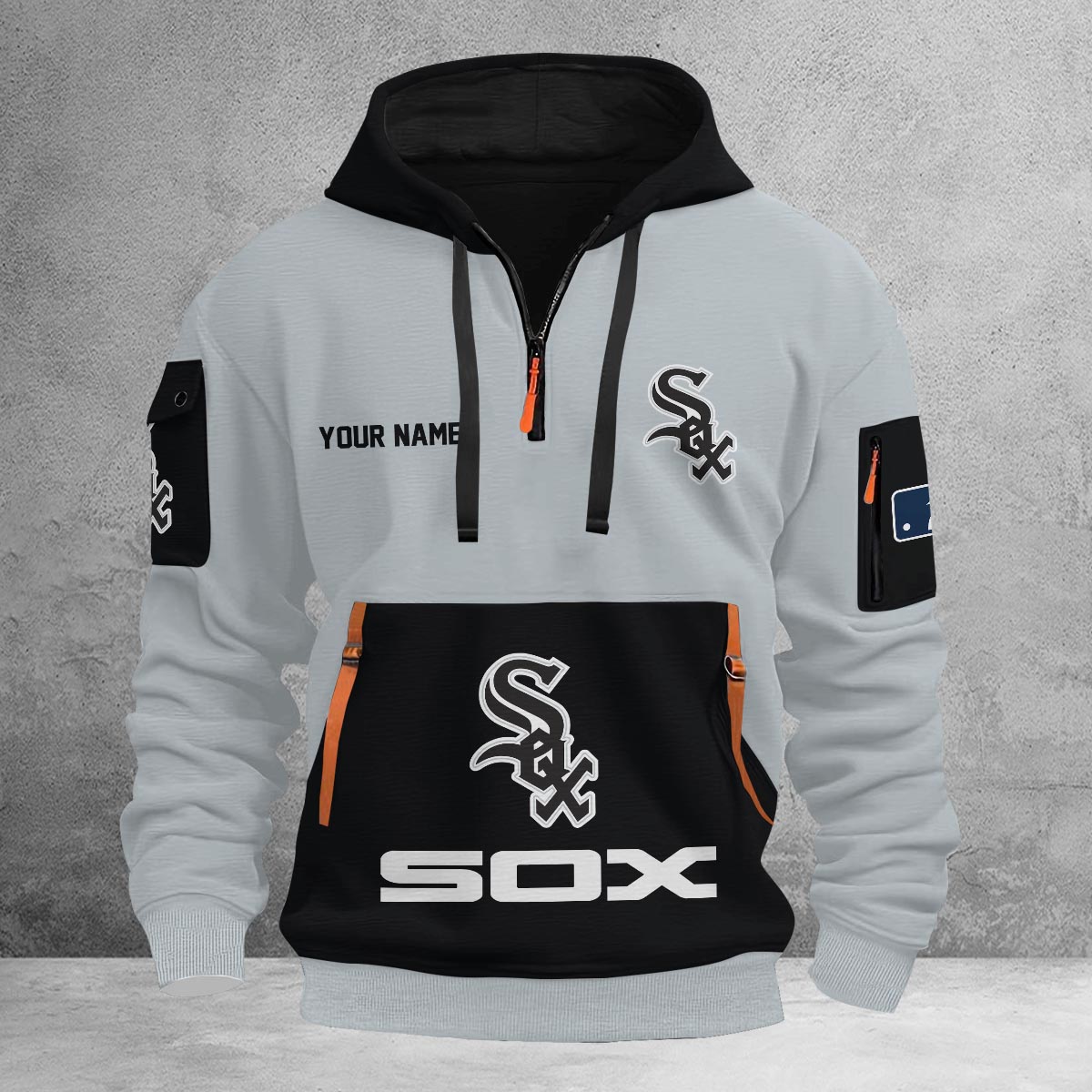 Sportswearmerch Chicago White Sox MLB Half Zip Hoodie Personalized For Fan