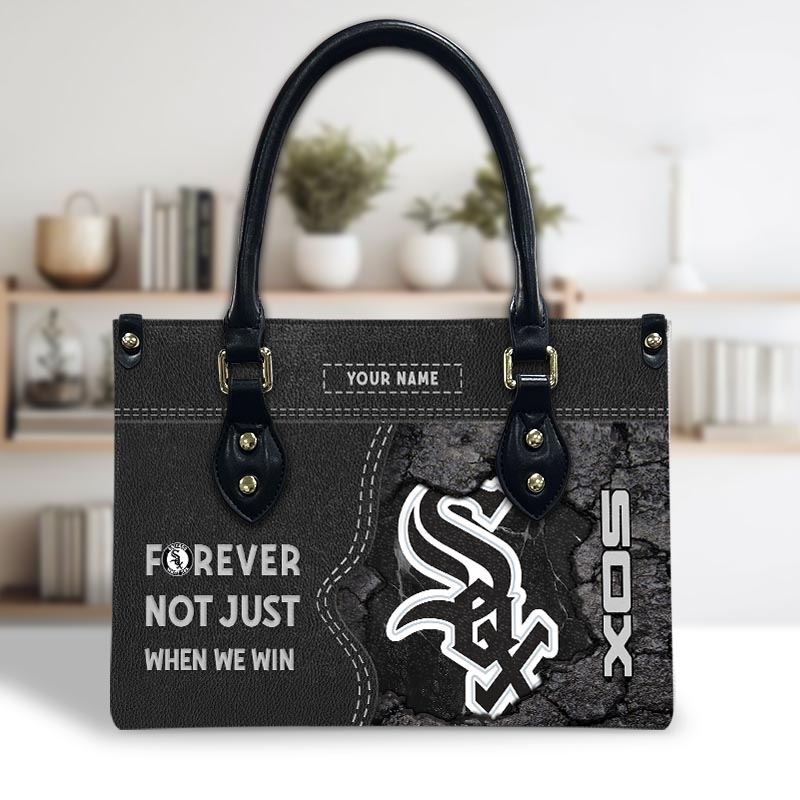 Sportswearmerch Chicago White Sox MLB Leather Handbag For Fan