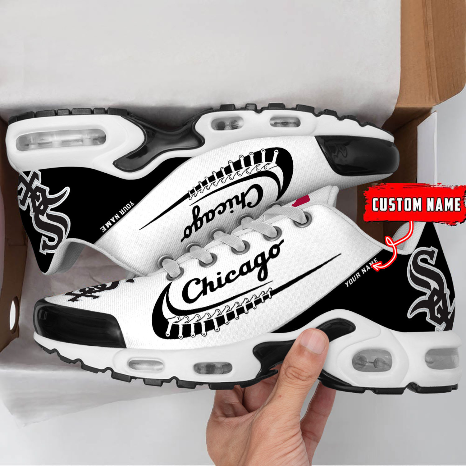 Sportswearmerch Chicago White Sox MLB TN Shoes Sneakers For Men And Women