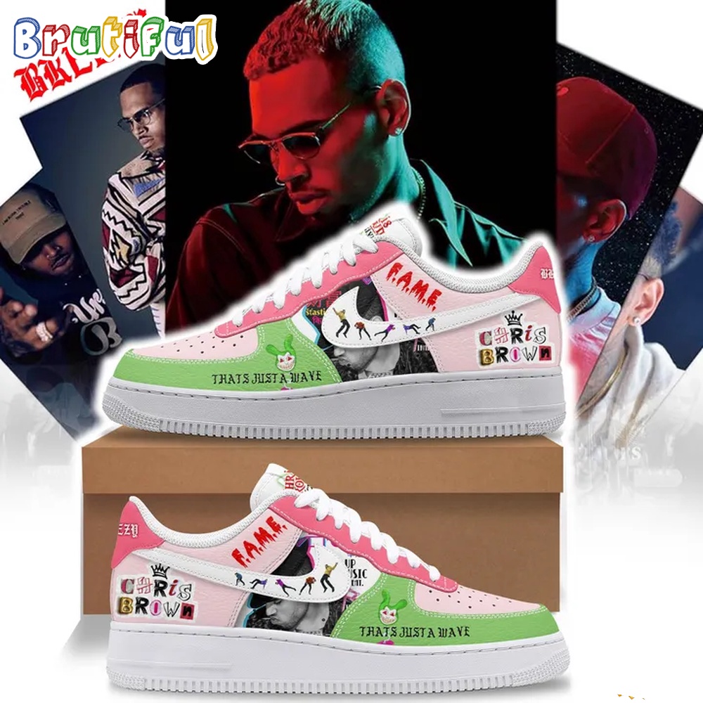 Sportswearmerch Chris Brown Music 1111 Tour Air Low-Top Shoes For Men And Women