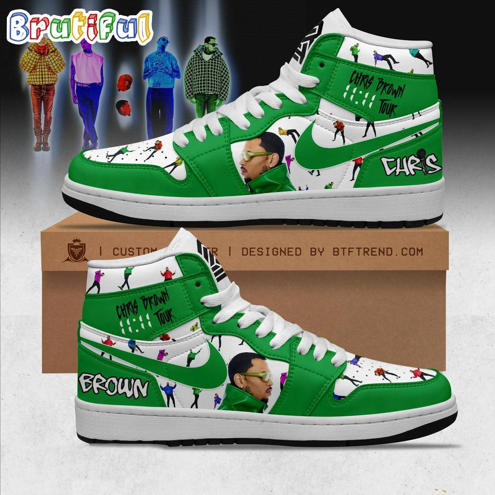 Sportswearmerch Chris Music AJ1 High Sneakers Shoes For Men And Women