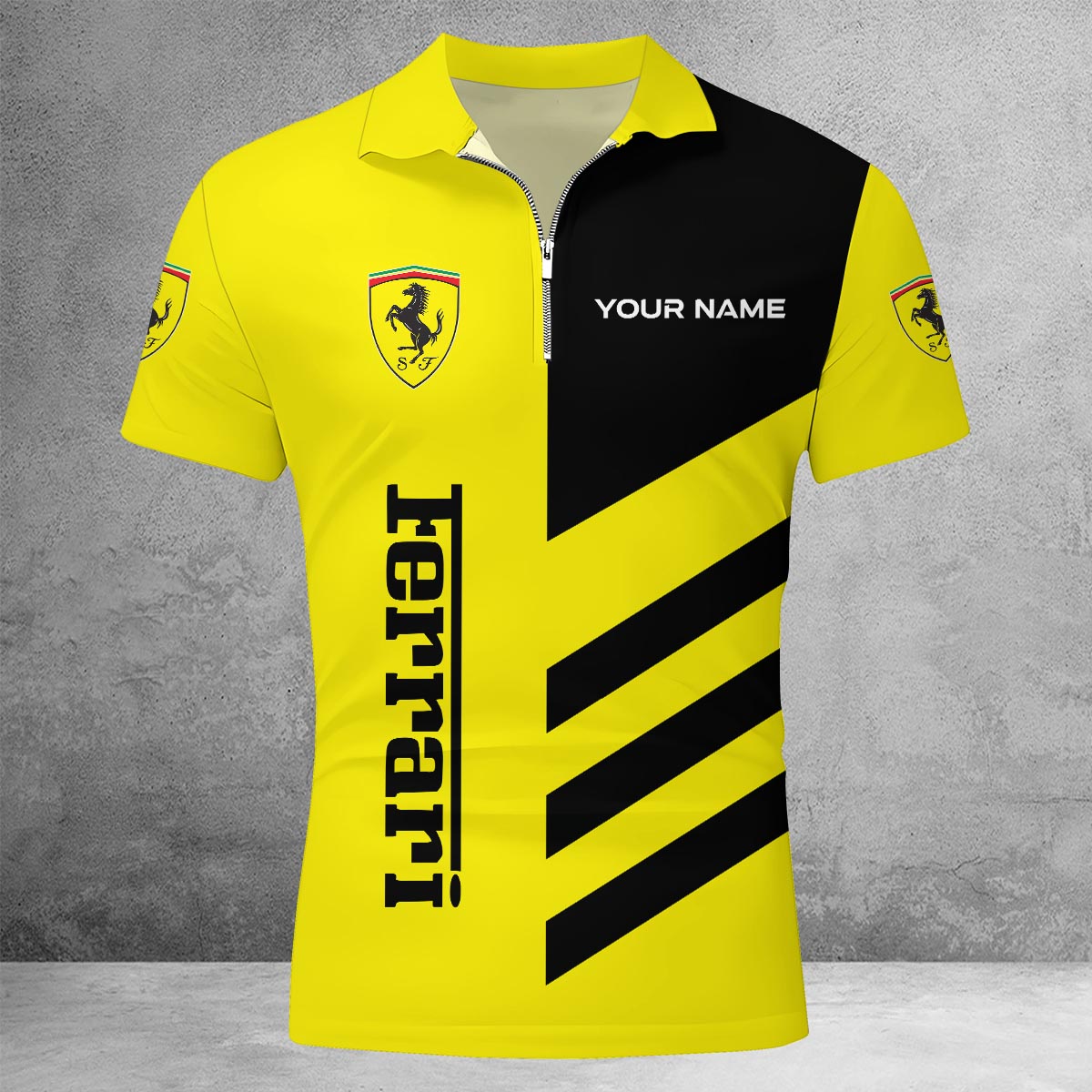 Sportswearmerch Cincinnati Bearcats NCAA Lapel Zip Polo Shirt For Fan