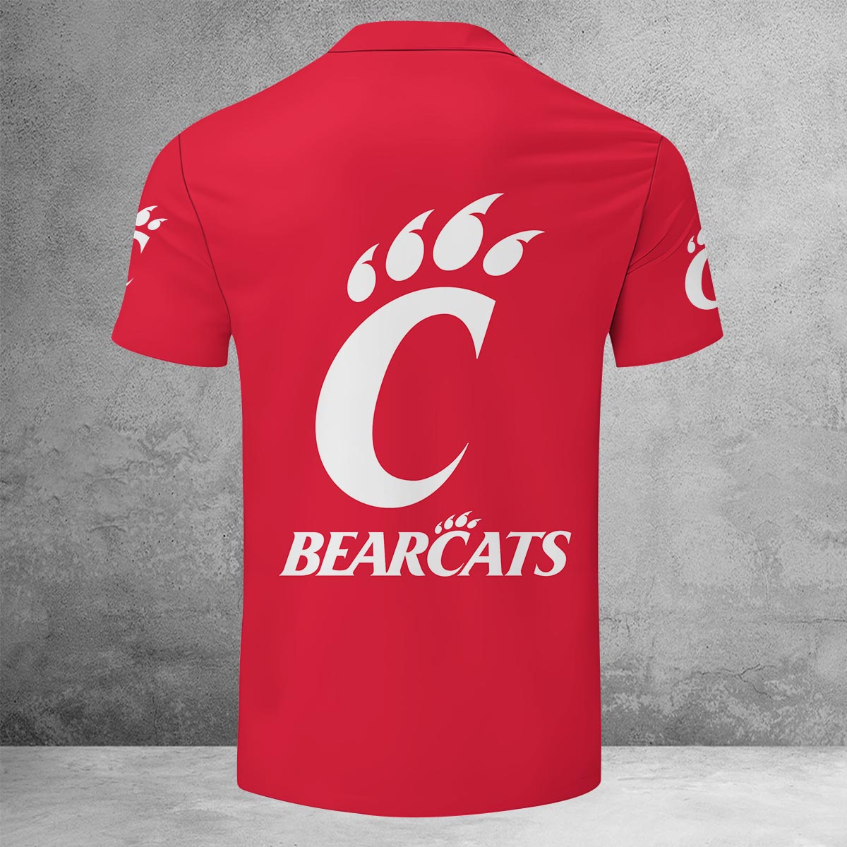 Sportswearmerch Cincinnati Bearcats NCAA Lapel Zip Polo Shirt For Fan