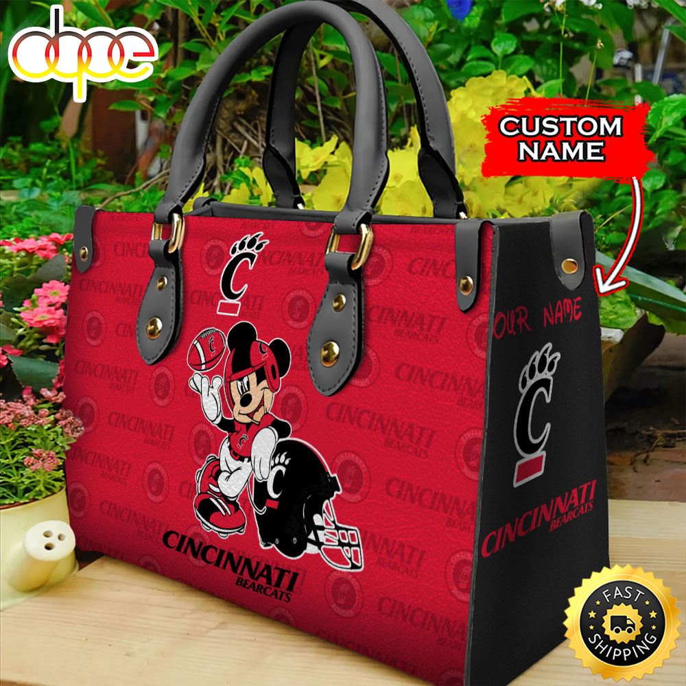 Sportswearmerch Cincinnati Bearcats NCAA Mickey Leather Bag For Fan