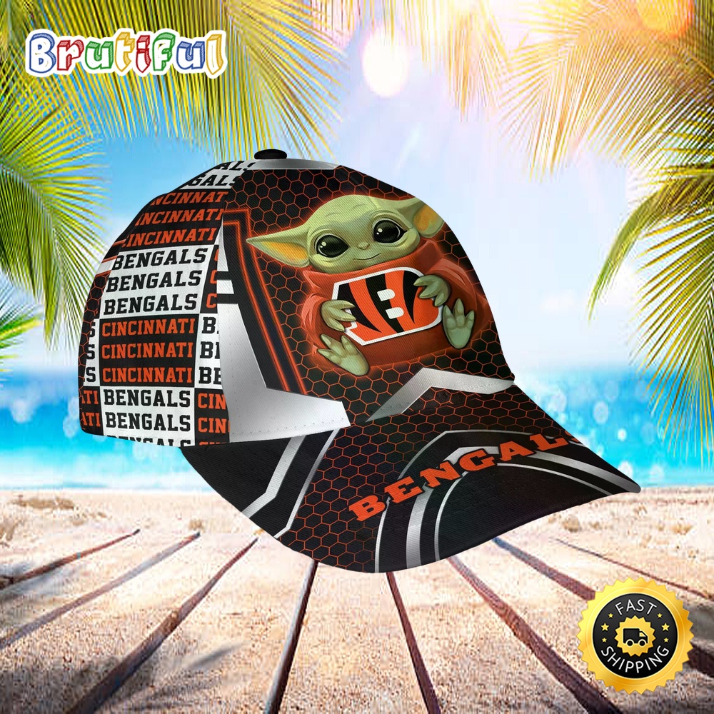 Sportswearmerch Cincinnati Bengal NFL x Baby Yoda Classic Cap For Fan